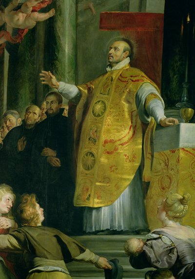 La Vision de Saint Ignace de Loyola (détail) - Peter Paul Rubens